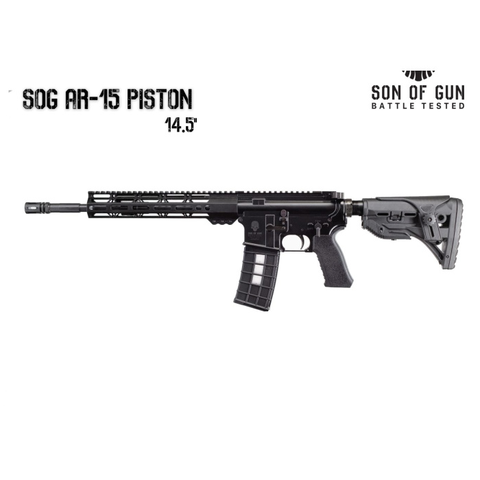 Karabinek SOG AR-15 12,5" kal. 5,56x45/223Rem- TŁOKOWY